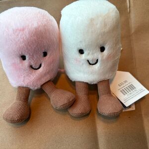 Jellycat Pink and White Marshmallows